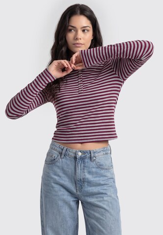 T-shirt MYMO en gris : devant