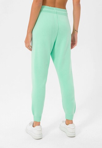 Effilé Pantalon de sport Jimmy Sanders en vert