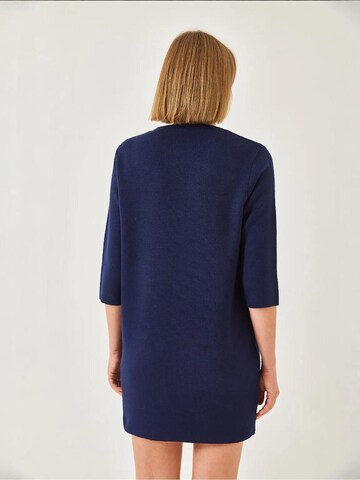 Bianco Lucci - Vestido de malha em azul