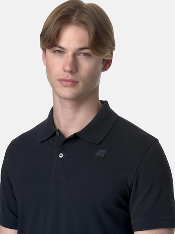 K-Way Shirt 'K-WAY AMEDEE PIQUE SLIM T-Shirt e Polo' in Blauw