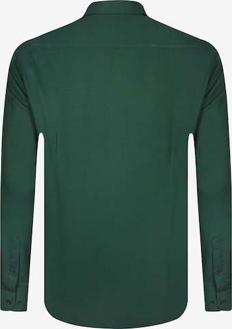 DENIM CULTURE - Regular Fit Camisa 'Fedro' em verde