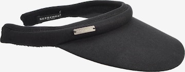 Seeberger Hut 'Visor' in Schwarz: Vorderseite