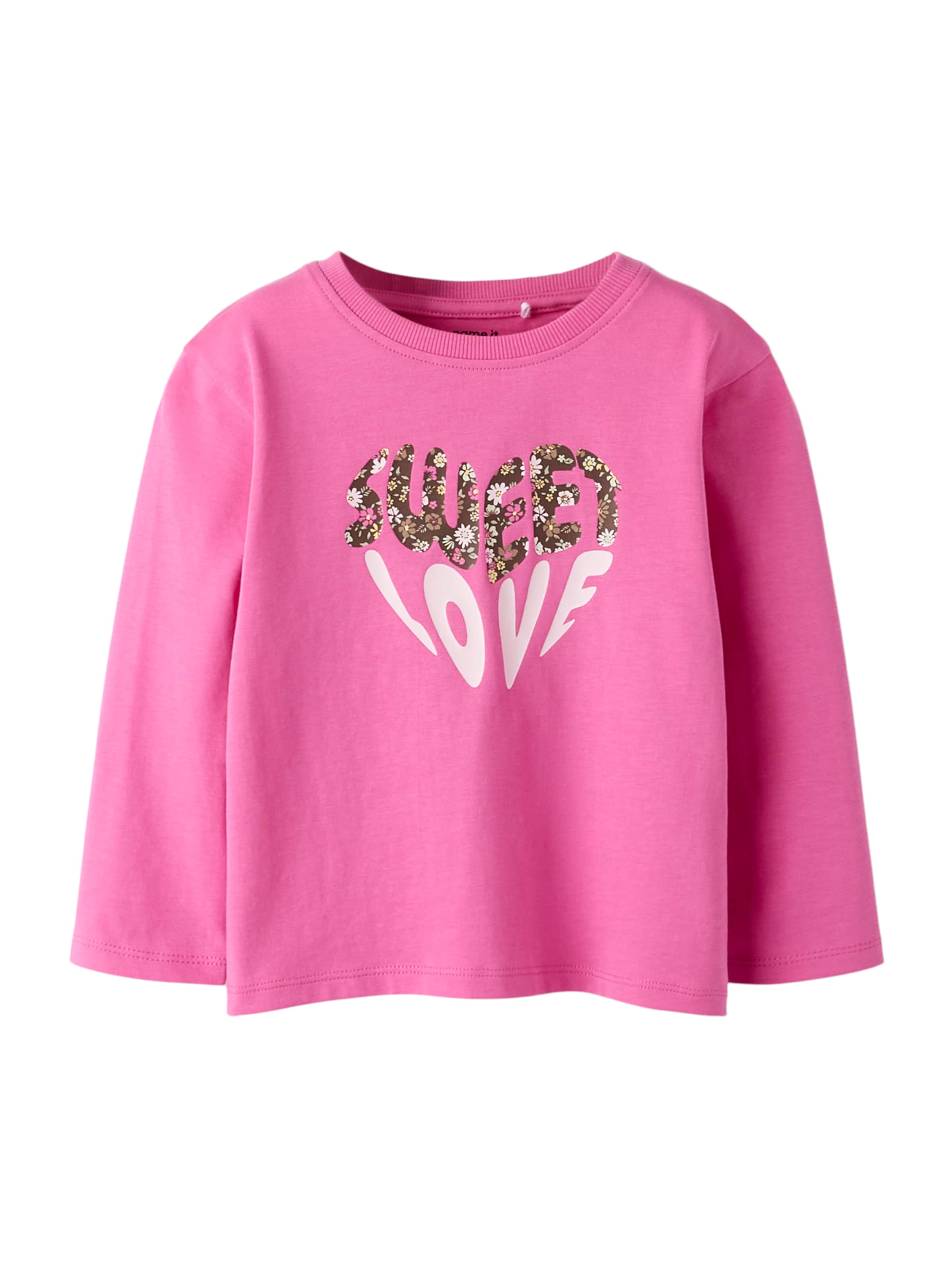 NAME IT Bluser & t-shirts 'NMFNILINEA' i pink: forside