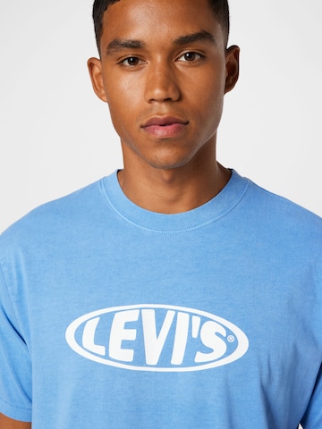 LEVI'S ® Tričko 'Vintage Fit Graphic Tee' – modrá