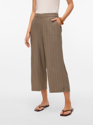 VERO MODA Wide Leg Hose 'VMMindy' in Beige: Vorderseite