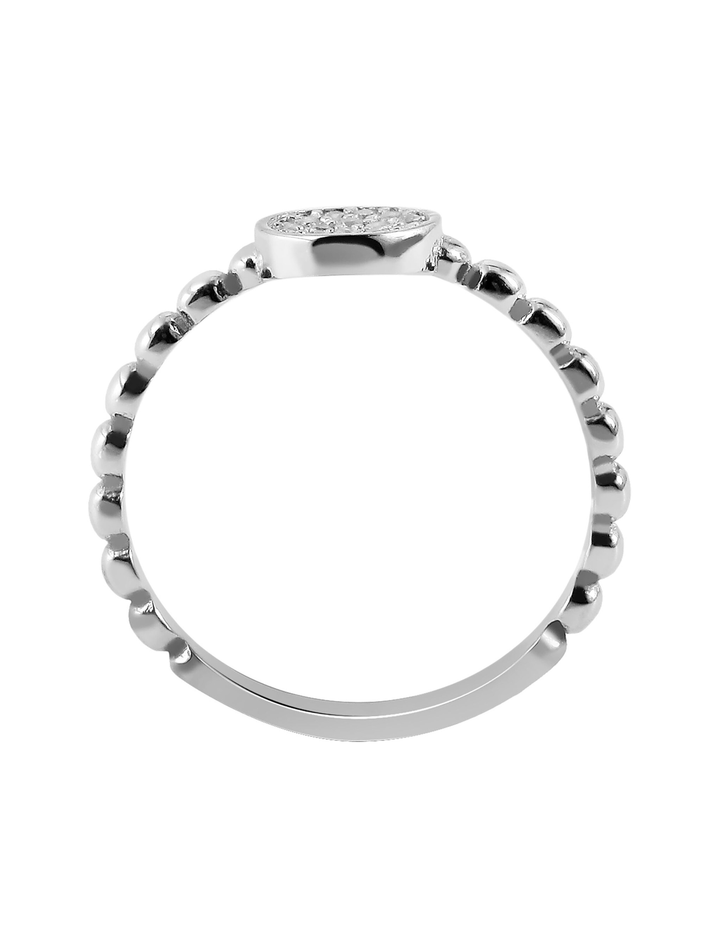 Akzent Ring 'Eivor, 925 Sterlingsilber, langlebig' in Silber