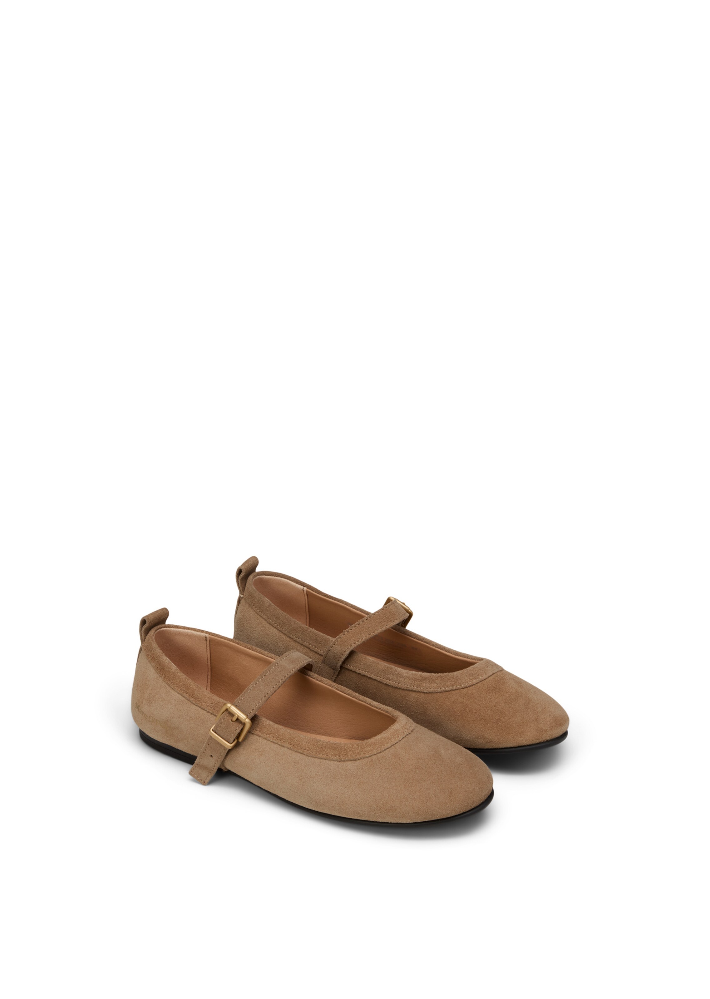 Marc O'Polo Strap ballerina 'Gina' in Brown