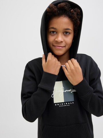 Jack & Jones Junior Mikina 'JORFrederiksberg' – černá