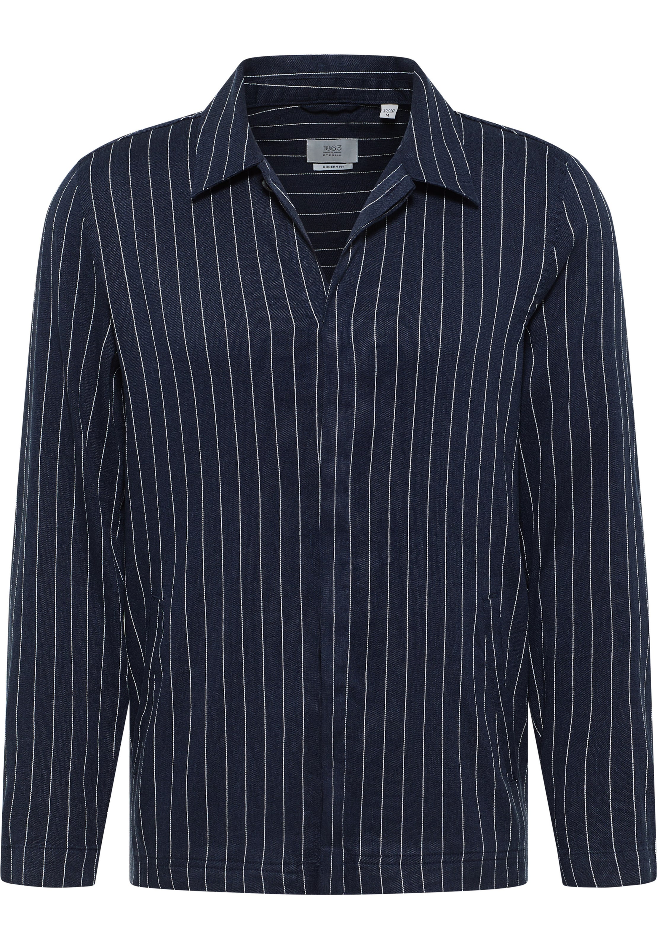 ETERNA Regular fit Business shirt in Blue: front