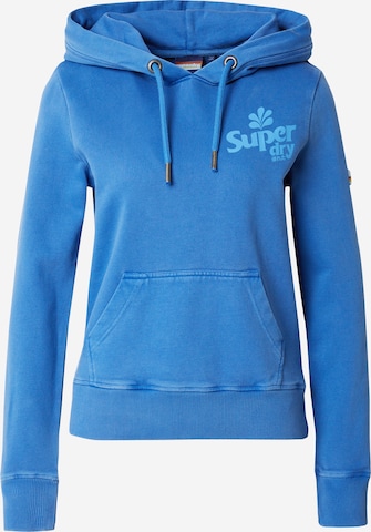 Superdry - Sudadera en azul: frente