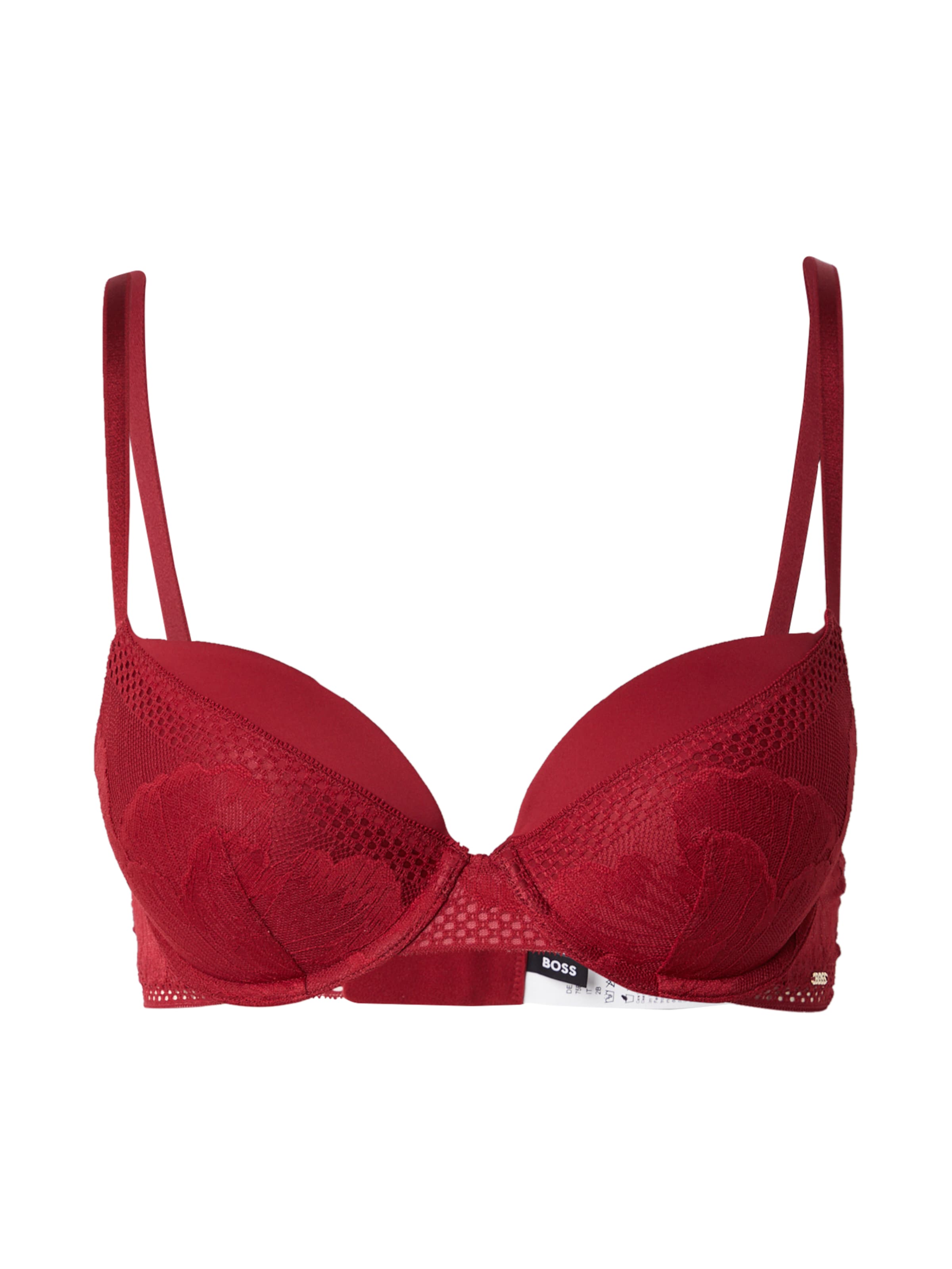 BOSS Push-up Bra in Red: front
