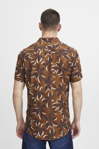 BLEND Regular fit Button Up Shirt in Brown