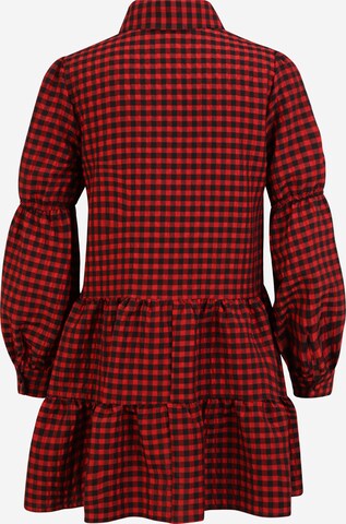 River Island Petite Košilové šaty – červená