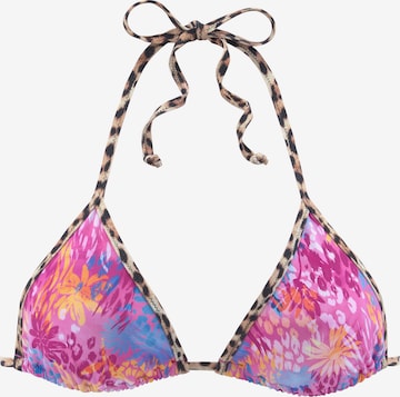 BUFFALO Triangle Bikini Top in Pink: front