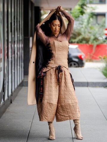 Wide leg Pantaloni 'Ballonique' di IUnique in beige