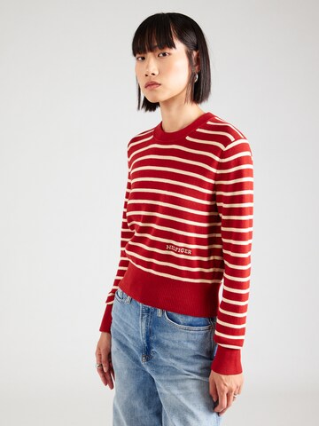 TOMMY HILFIGER Pullover in Rot: Vorderseite