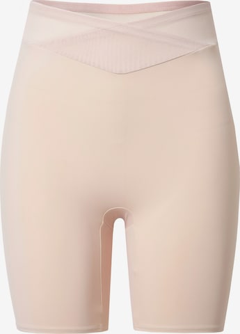 Ulla Popken Shapingbroek in Beige: voorkant