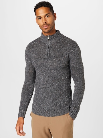 Key Largo Sweater 'SMITH' in Grey: front