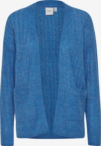 ICHI Knit Cardigan 'KAMARA' in Blue: front