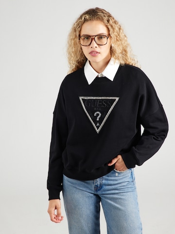 Felpa 'RACHELE' di GUESS in nero: frontale