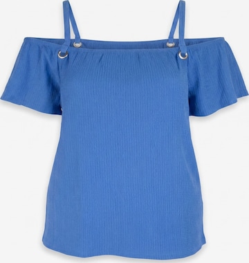 Shape Of You Blouse in Blue