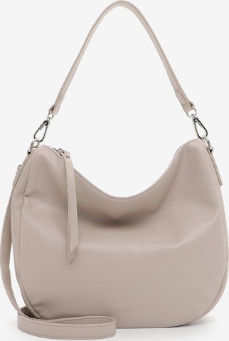 Emily & Noah Schultertasche '  Bordeaux  ' in Beige: predná strana