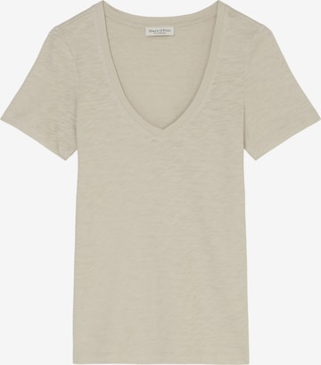 T-shirt Marc O'Polo en beige : devant