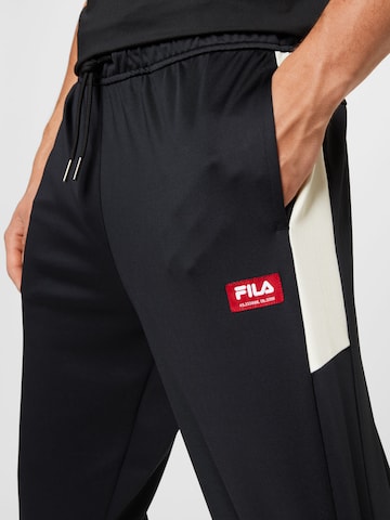 FILA Tapered Bukser 'Traun' i sort