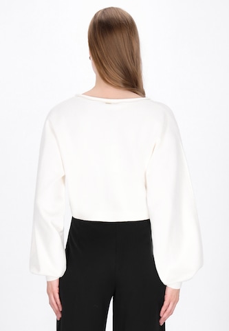 Pull-over DreiMaster Klassik en blanc