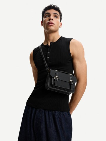 Sac à bandoulière Bershka en noir