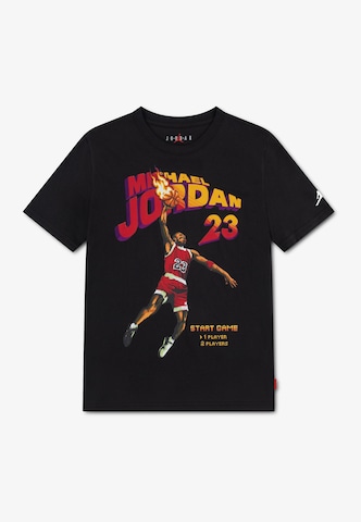 Jordan Shirt 'VIDEO GAME' in Zwart: voorkant