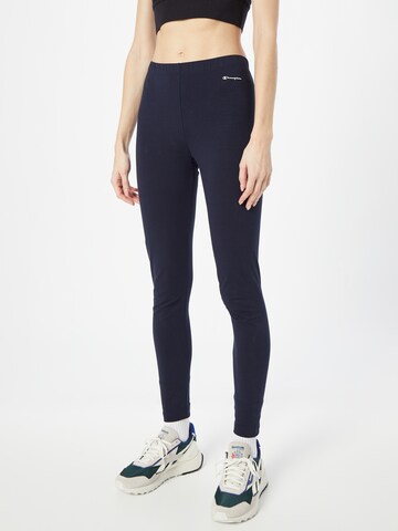 Champion Authentic Athletic Apparel Skinny Sporthose in Schwarz: predná strana