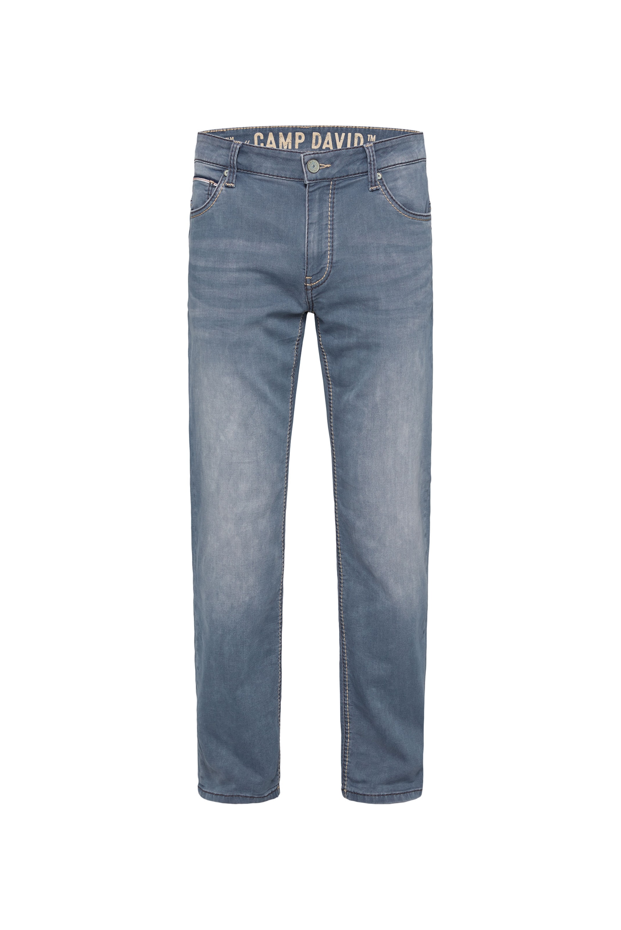 CAMP DAVID Regular Jeans 'Co:No' in Blau: Vorderseite
