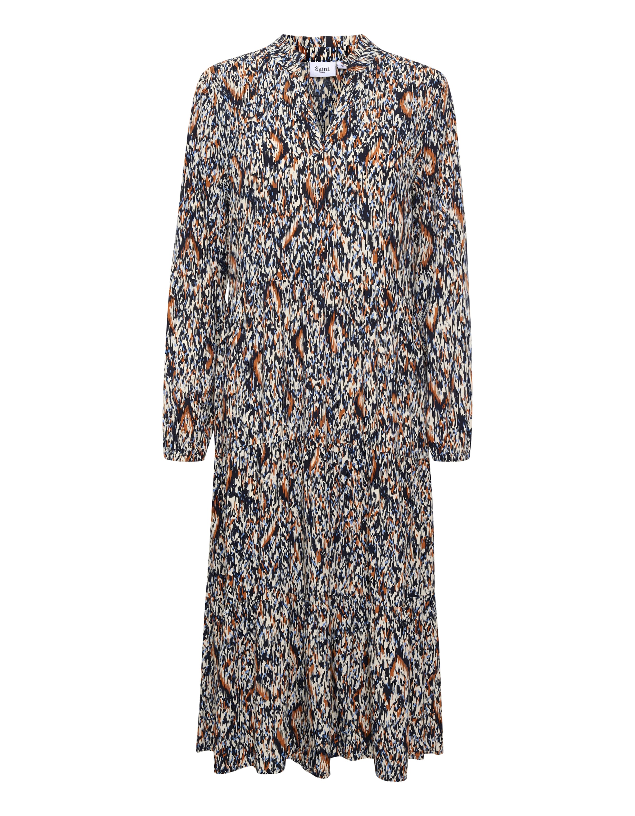 SAINT TROPEZ Blousejurk 'Eda' in Gemengde kleuren: voorkant