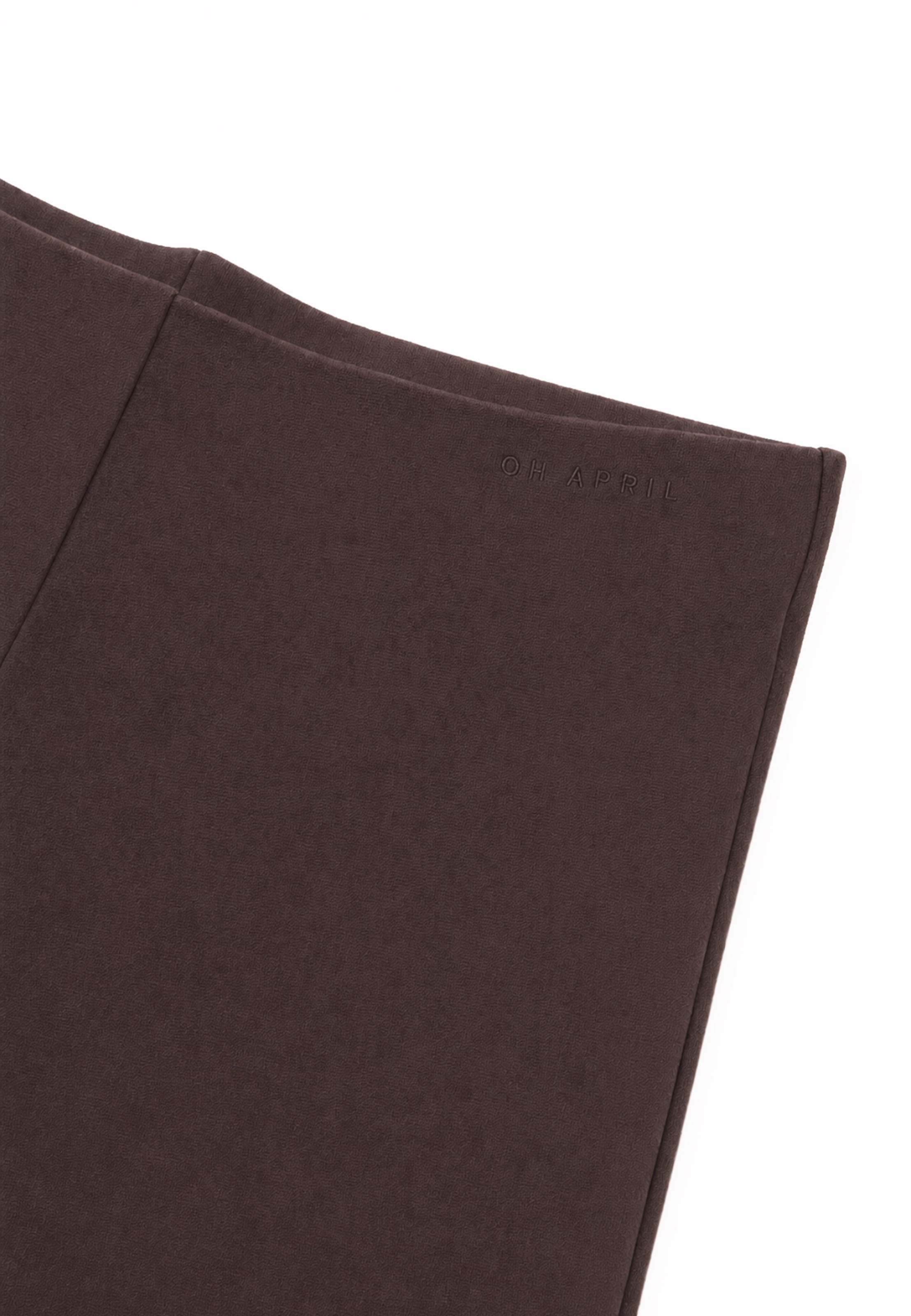 OH APRIL Bootcut Legginsy 'Tia' w kolorze brązowy