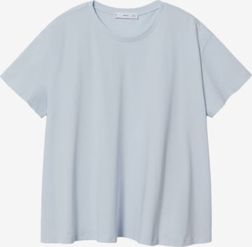 MANGO T-Shirt 'PANUELO' in Blau: predná strana