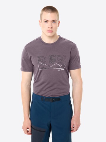VAUDE Shirt 'Tekoa' in Purple
