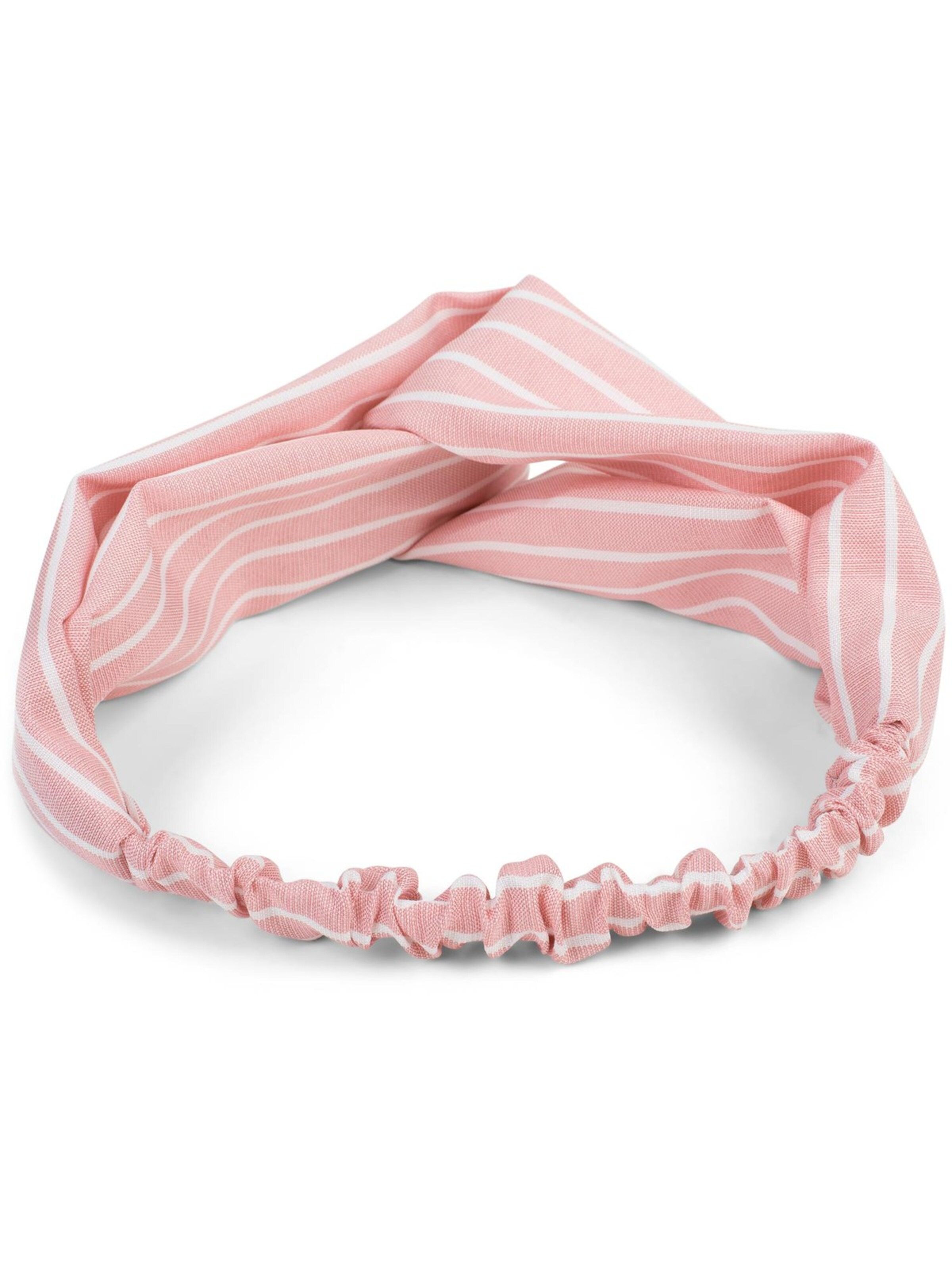 styleBREAKER Haarschmuck 'Haarband mit Streifen Muster und Twist Knoten'‌‌‌‌ in Pink