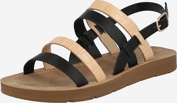 CALL IT SPRING Strap Sandals 'POWERR' in Black: front