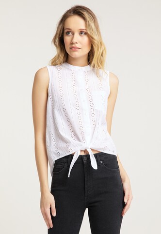 MUSTANG Bluse in White: front