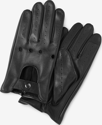 Fawler Full finger gloves 'Terra' in Black: front