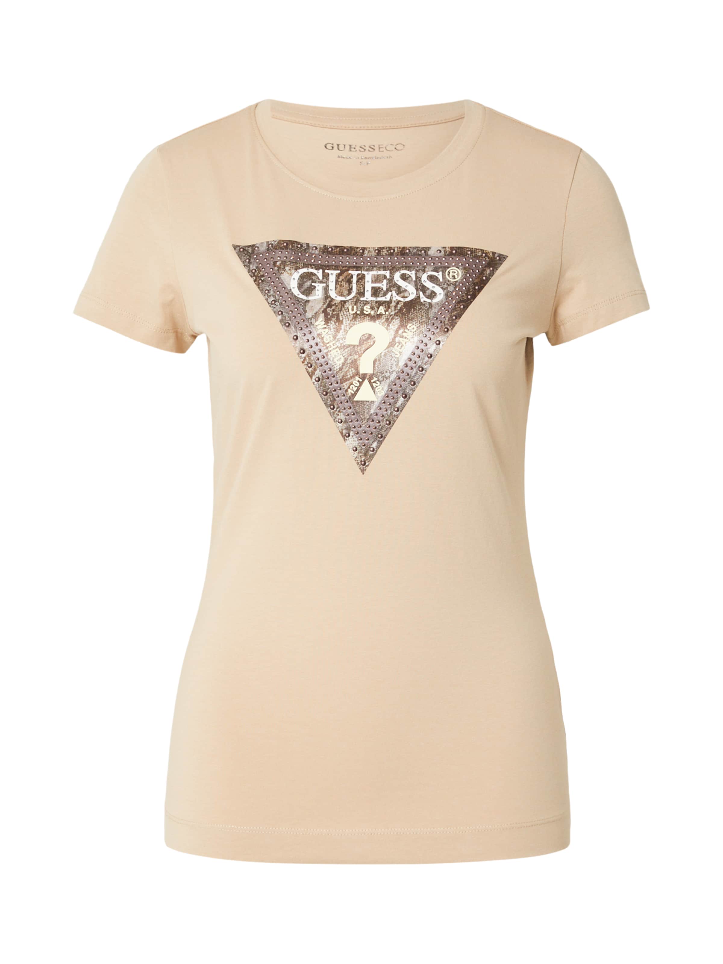 GUESS Shirt in Beige: front