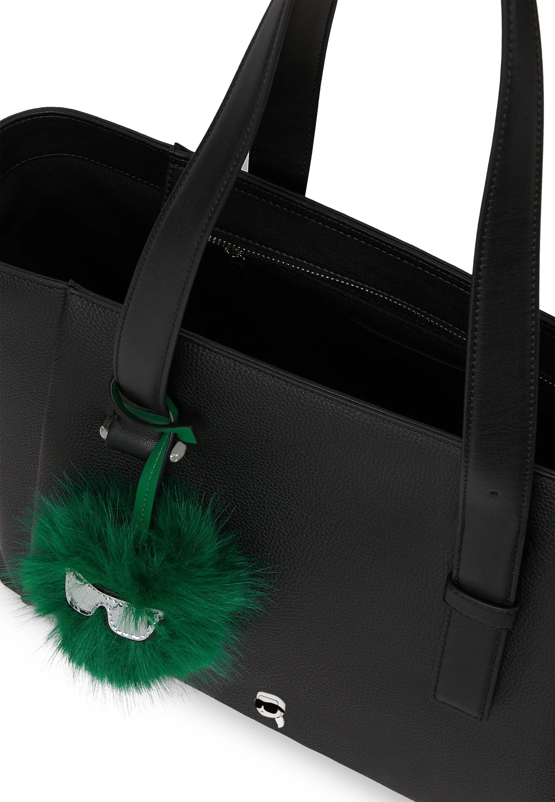 Shopper 'Ikon' di Karl Lagerfeld in nero