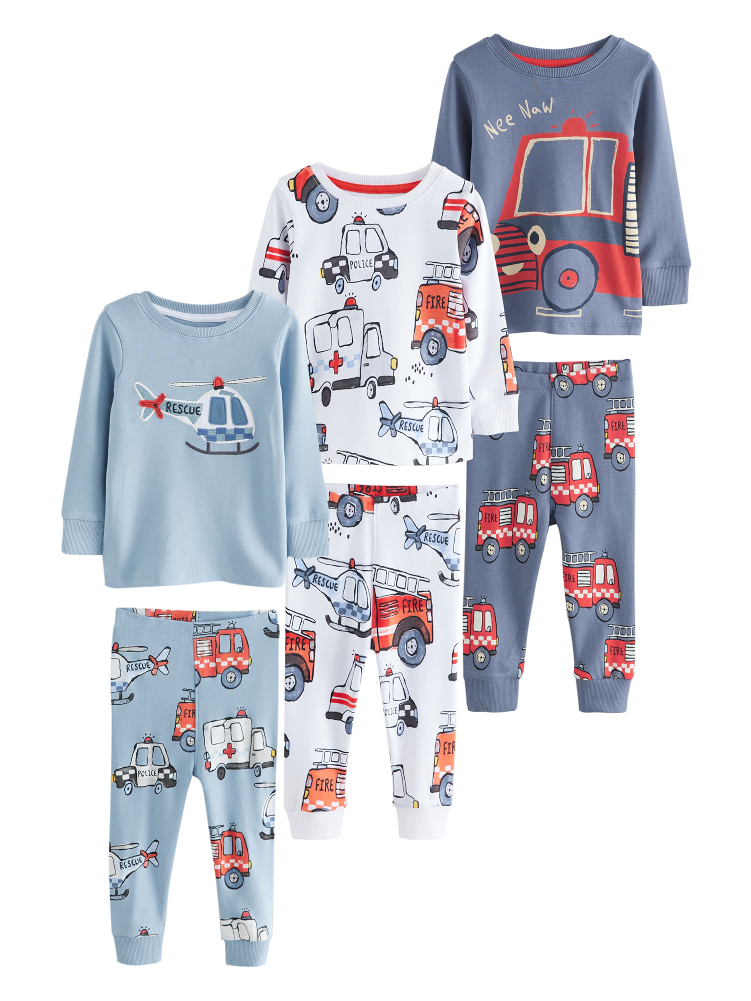 Next Пижама в Синий: спереди