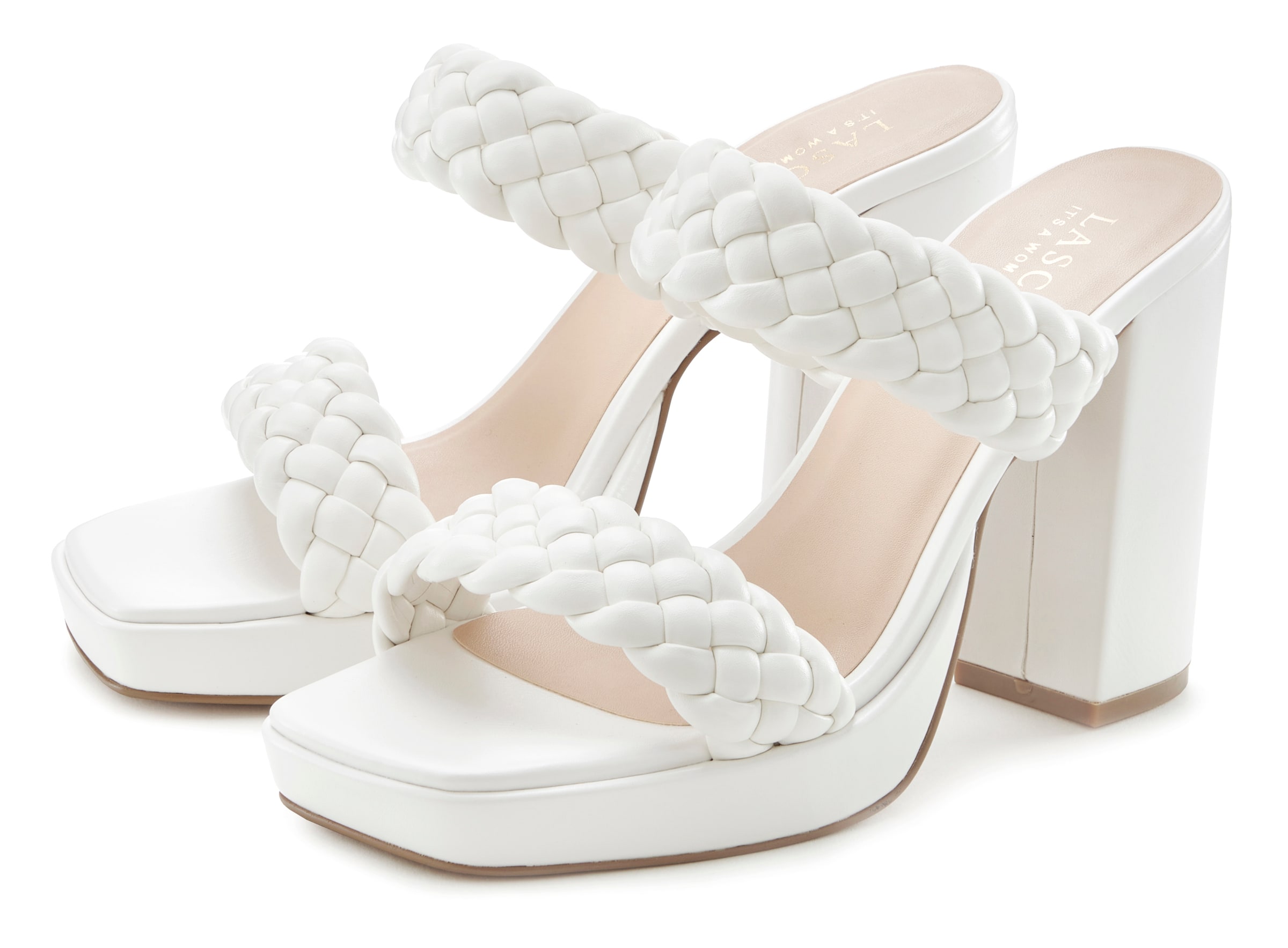 LASCANA Papucs - fehér