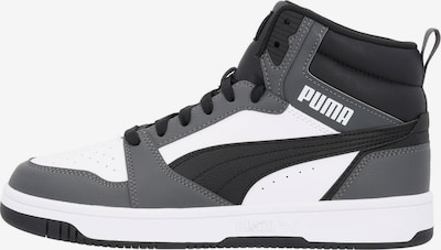 Sportbačiai su auliuku 'Rebound V6' iš PUMA, spalva – pilka / juoda / balta, Prekių apžvalga