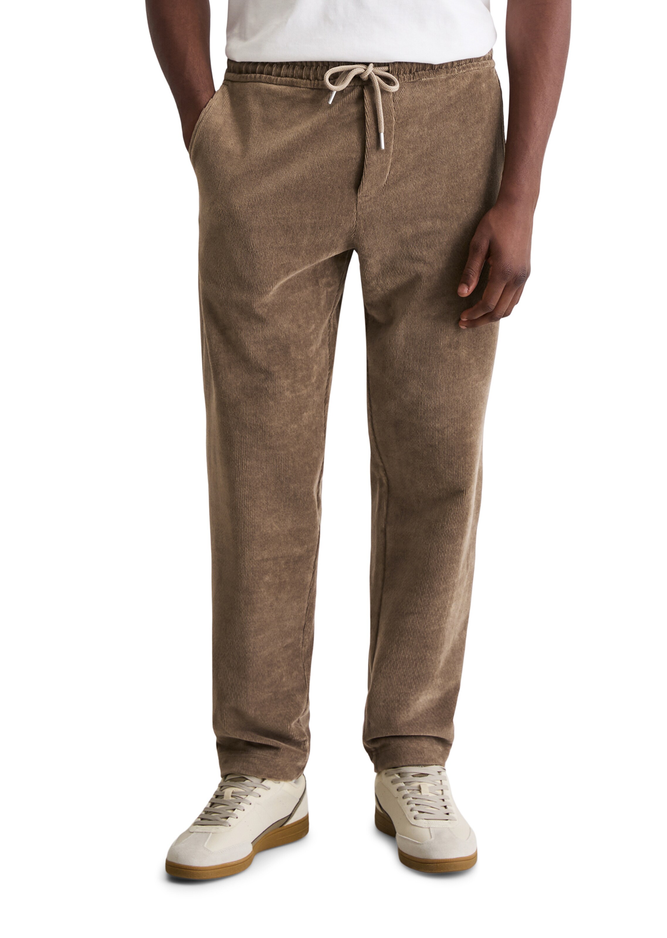 Marc O'Polo Regular Hose in Braun: Vorderseite