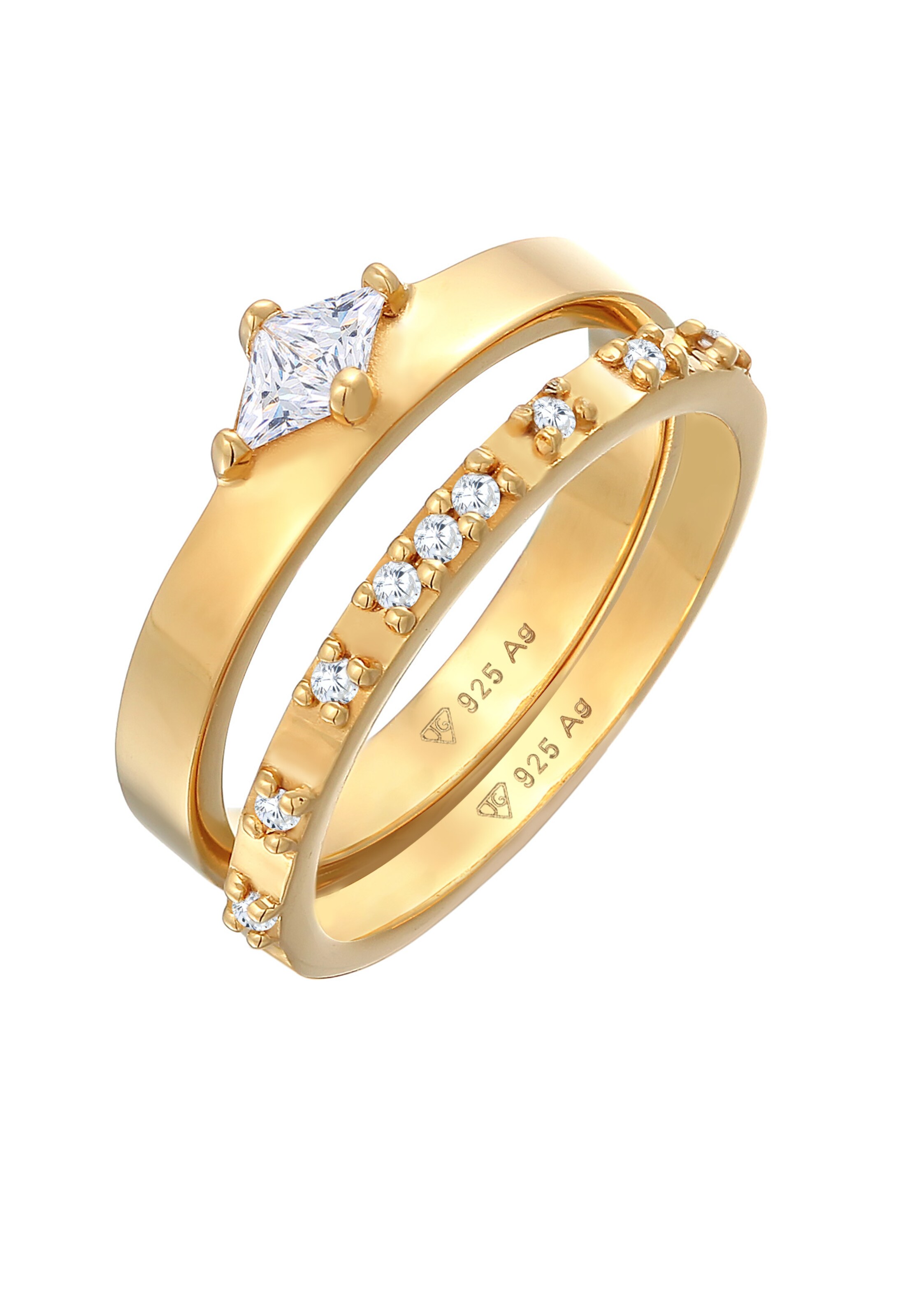 ELLI Ring in Gold: front