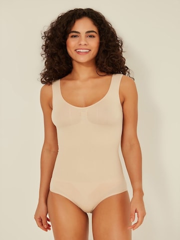 C&City Bodysuit in Beige: front
