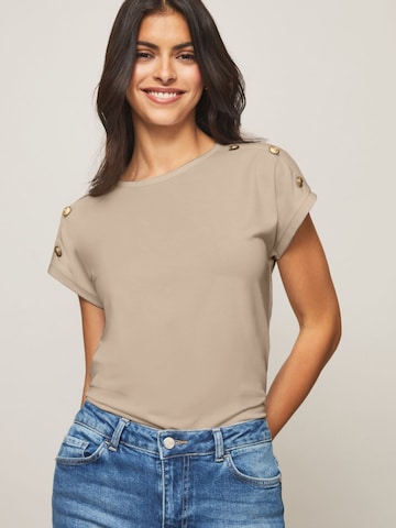 Lipsy Tričko – béžová